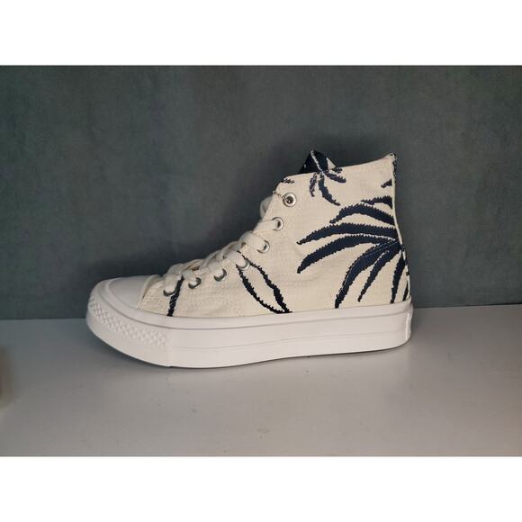 RARE Converse First String Chuck Taylor All Star Woven Floral Vibram Womens 8 - Picture 5 of 16